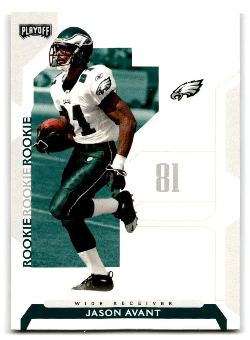 2006 Playoff NFL Playoffs #118 Jason Avant Red - Trading Cards