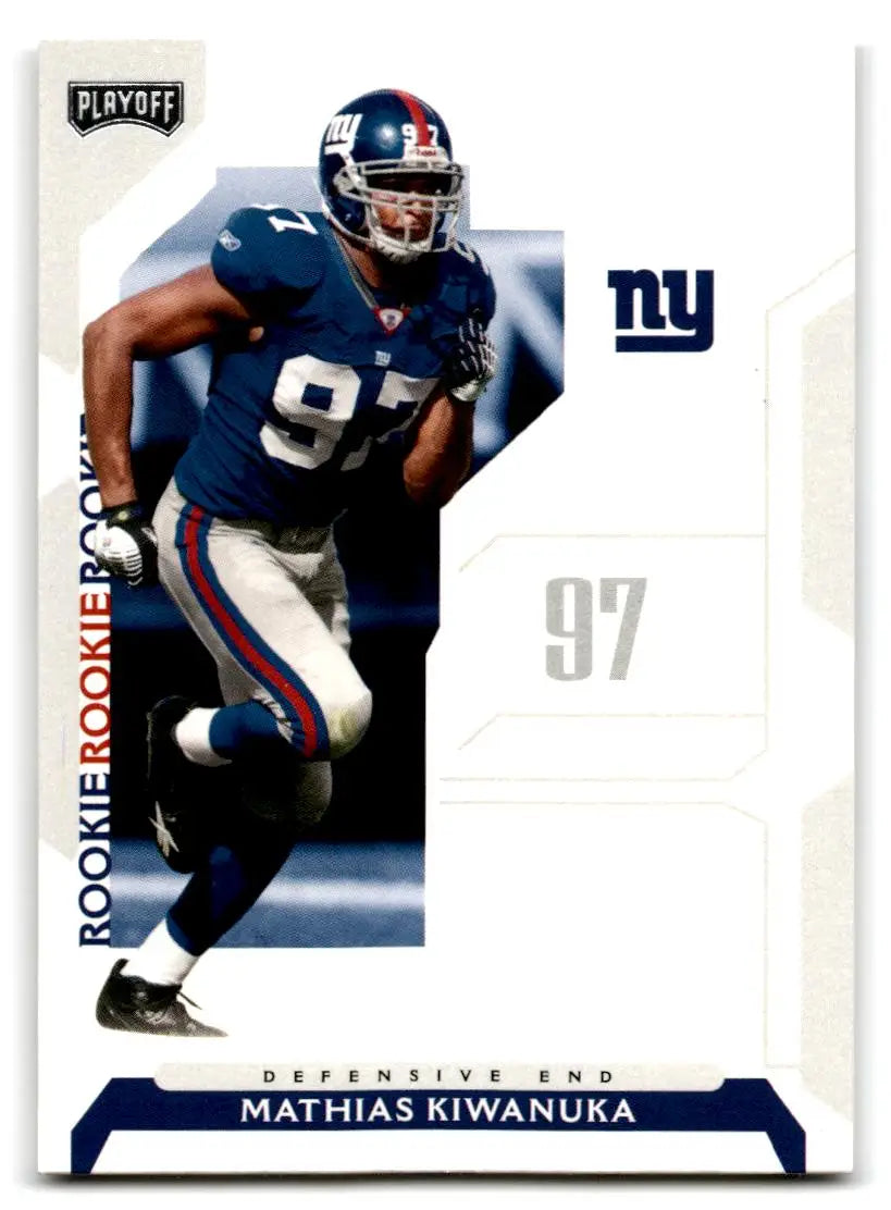 2006 Playoff NFL Playoffs #120 Mathias Kiwanuka - Trading Card