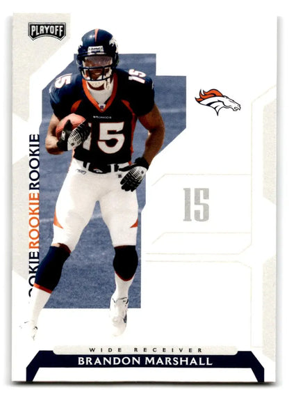 2006 Playoff NFL Playoffs #126 Brandon Marshall - Trading Card