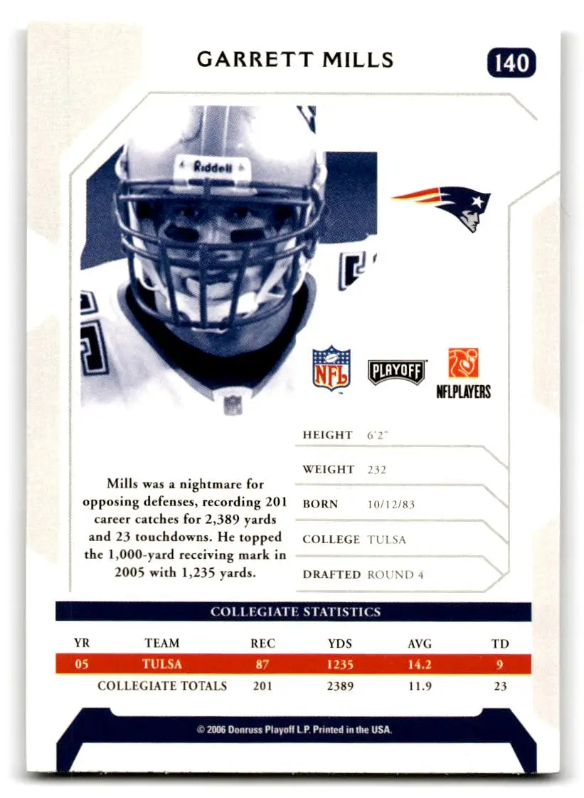 2006 Playoff NFL Playoffs #140 Garrett Mills - Trading Card