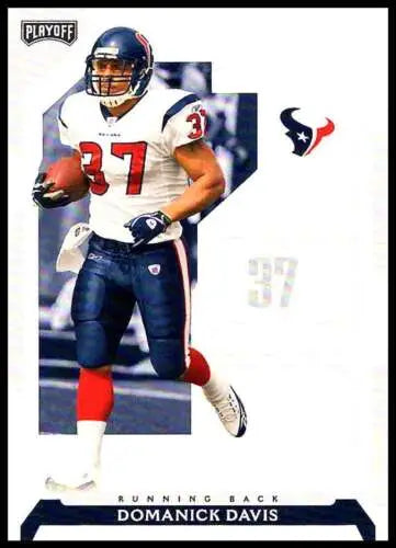 2006 Playoff NFL Playoffs #22 Domanick Davis football card with original gloss finish