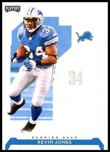 Kevin Jones football card from 2006 Playoff NFL Playoffs, Near Mint condition, original gloss
