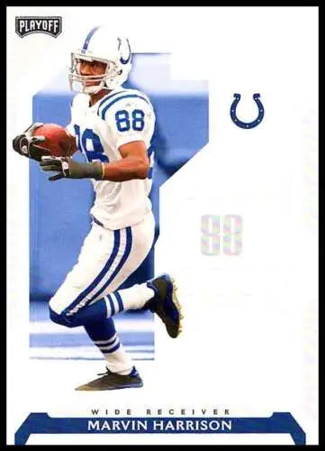 2006 Playoff NFL Playoffs #41 Marvin Harrison football card original gloss NM Colts