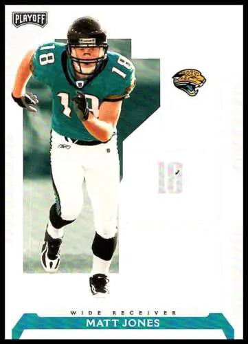 Matt Jones football card from 2006 Playoff NFL Playoffs in near mint condition