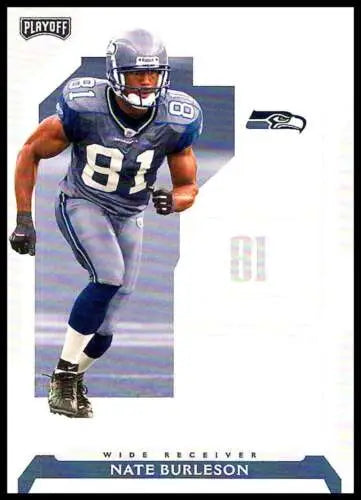 Nate Burleson football card 2006 Playoff NFL Playoffs Near Mint original gloss Seahawks