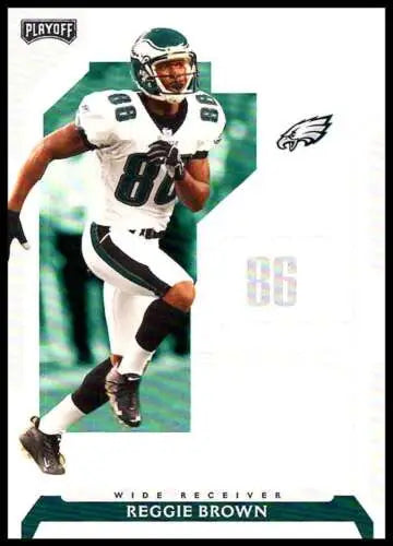 2006 Playoff NFL Playoffs Reggie Brown football card near mint original gloss Eagles