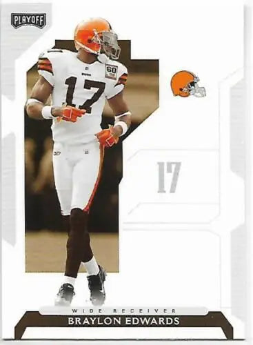 Braylon Edwards 2006 Playoff NFL Playoffs card NM-MT original gloss Browns collectible