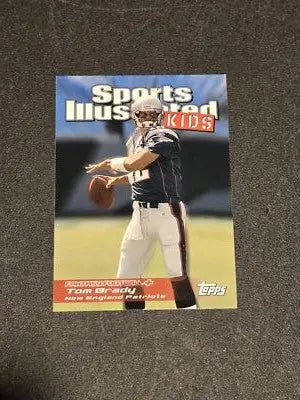 Sports Illustrated Kids Tom Brady trading card from 2006 Topps Total SI23 Tom Brady