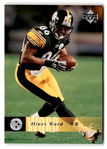 Original gloss Hines Ward football card from 2006 Upper Deck Steelers NM-MT