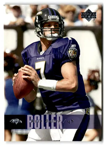 Original gloss 2006 Upper Deck Kyle Boller football card Ravens ID 77453