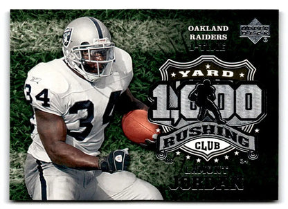 2006 Upper Deck #1KR-JO LaMont Jordan 1000 Yard Rushing Club - Trading Card