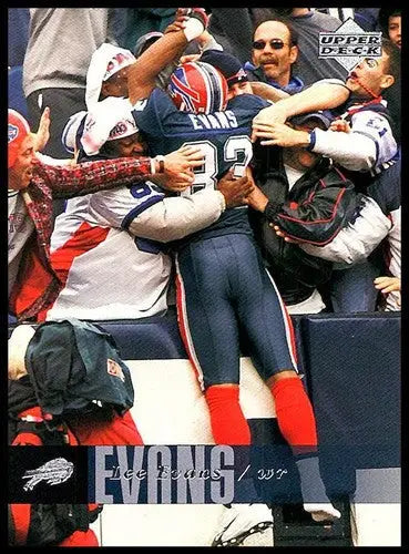 Original gloss Lee Evans football card from 2006 Upper Deck Bills product