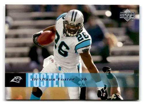Original gloss 2006 Upper Deck DeShaun Foster football card Panthers ID 77464