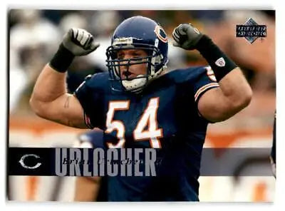Brian Urlacher 2006 Upper Deck #33 trading card featuring the football star