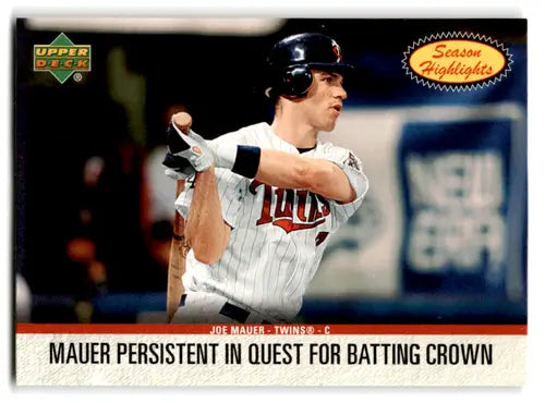 2006 Upper Deck Season Highlights #SH21 Joe Mauer NM-MT Twins ID:71336 - Trading Cards