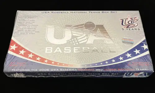 Sealed 2006 USA Baseball National Team box set featuring Freddie Freeman’s cards