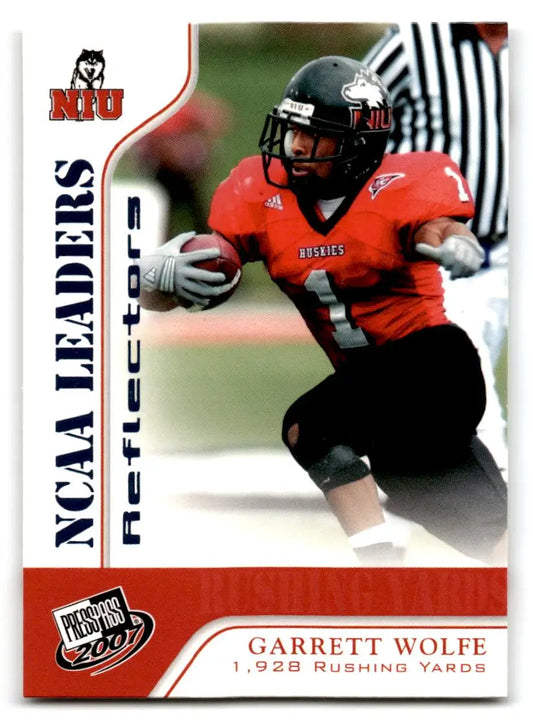 2007 Press Pass #57 Garrett Wolfe Reflectors Blue - Trading Card