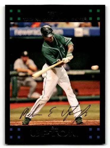 Original gloss baseball card of Melvin Upton Jr. Tampa Bay Devil Rays player