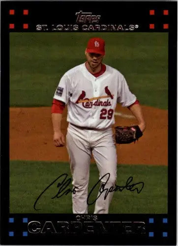 2007 Topps #240 Chris Carpenter NMMT baseball card with original gloss features