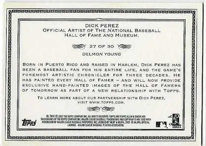 2007 Topps Allen and Ginter Dick Perez Sketches #27 Delmon Young NM-MT Devil Ray - Trading Cards
