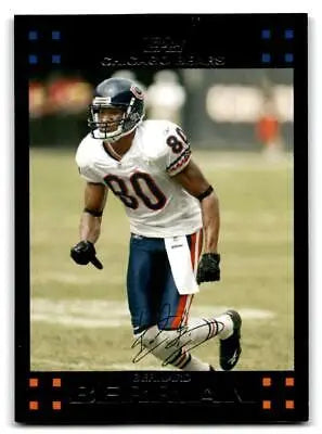 Football trading card of Bernard Berrian from 2007 Topps Chicago Bears collection