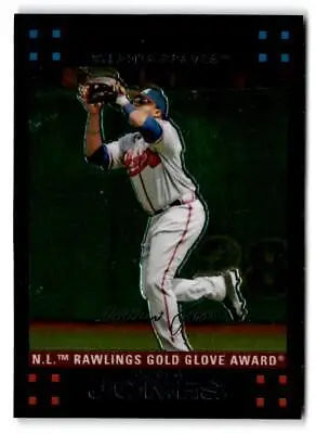 Andruw Jones 2007 Topps Chrome #273 trading card displaying vibrant colors and design