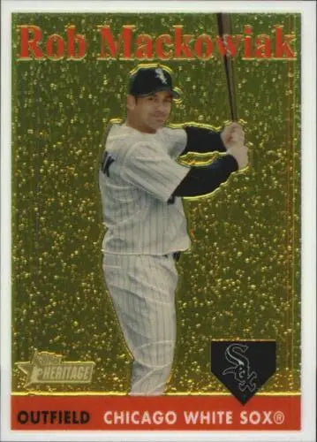 2007 Topps Heritage Chrome THC57 Rob Mackowiak baseball card with original gloss finish