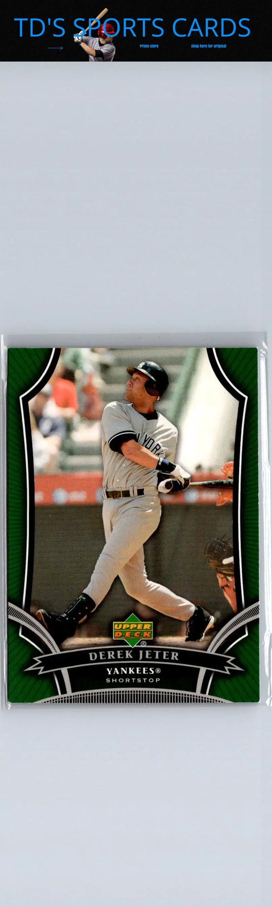 Derek Jeter baseball card from 2007 Upper Deck Holiday Inn #16 collectible series