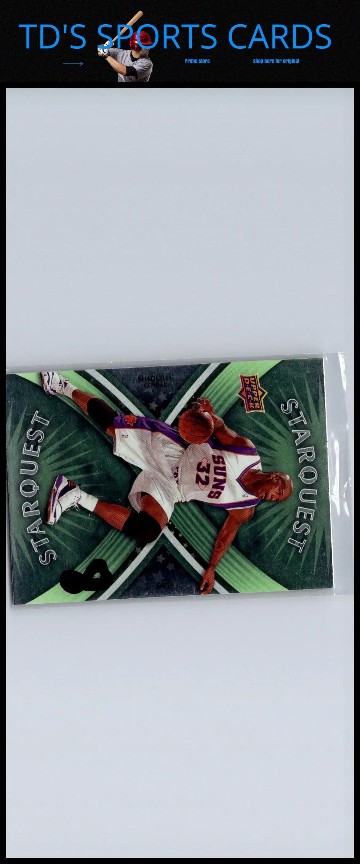 Shaquille O’Neal StarQuest Green basketball card from Upper Deck First Edition 2008-09