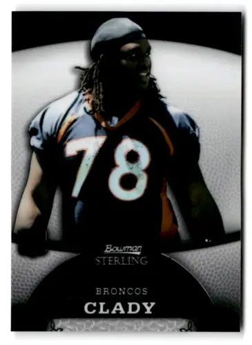 2008 Bowman Sterling Ryan Clady NM-MT RC Rookie Football Trading Card with original gloss
