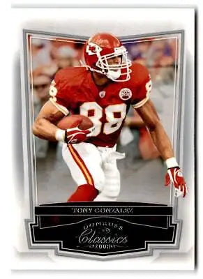 Tony Gonzalez football card from 2008 Donruss Classics trading cards collection