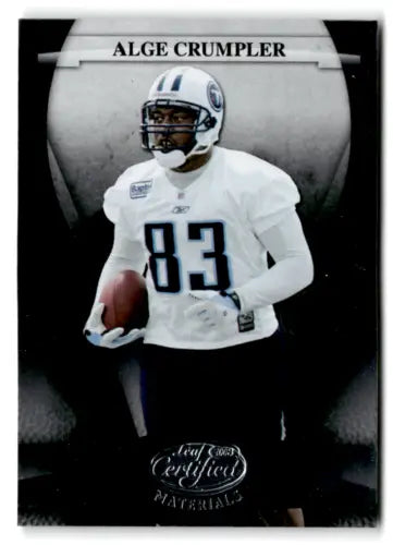 Alge Crumpler 2008 Leaf Certified #144 football card in original gloss finish