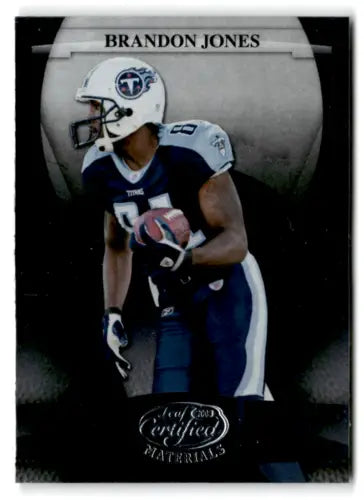Brandon Jones 2008 Leaf Certified NM-MT Titans football card with original gloss