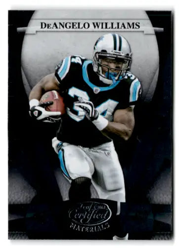 DeAngelo Williams football card, 2008 Leaf Certified original gloss, NM-MT Panthers