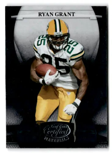 2008 Leaf Certified Ryan Grant football card with original gloss featuring Packers ID 73611