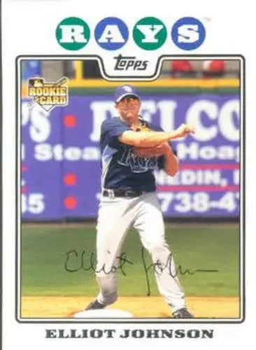 2008 Topps #501 Elliot Johnson NM-MT RC Rookie Rays ID:72190 - Trading Card