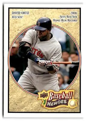 David Ortiz 2008 Upper Deck Baseball Heroes #21 trading card available for collectors