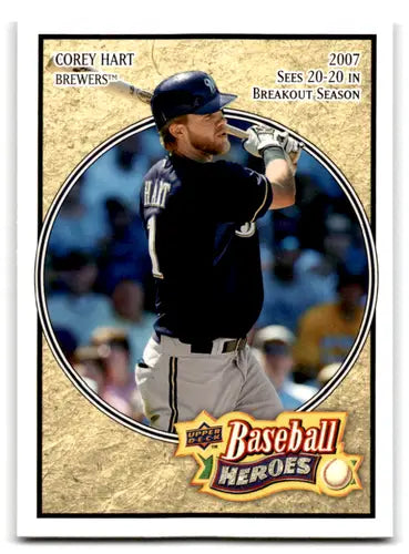 2008 Upper Deck Baseball Heroes #46 Corey Hart NM-MT Brewers ID:72085 - Trading Cards