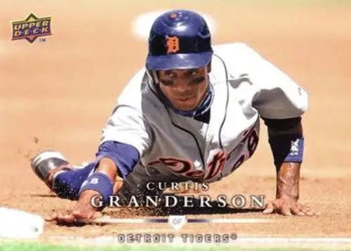 Original gloss 2008 Upper Deck First Edition Curtis Granderson baseball card Tigers NM-MT