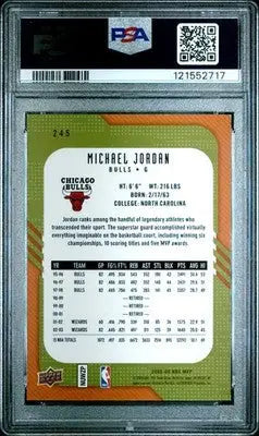 2008 Upper Deck MVP Michael Jordan #245 Basketball PSA 9