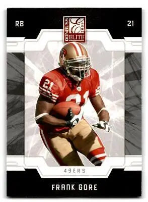 2009 Donruss Elite #83 Frank Gore Retail Football Trading Card for collectors