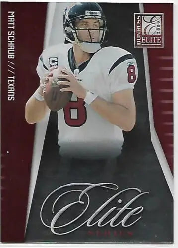 2009 Donruss Elite Elite Series Red #26 Matt Schaub NM-MT card with original gloss
