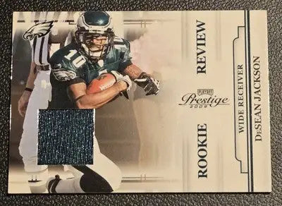 2009 Playoff Prestige DeSean Jackson rookie card for Jackson rookie review