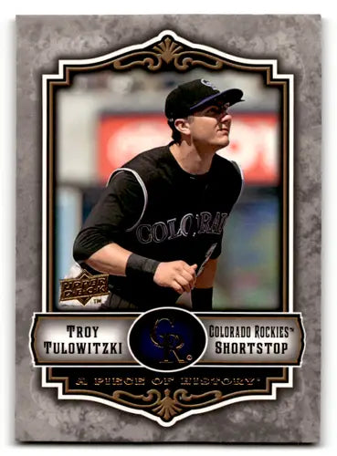 2009 Upper Deck A Piece of History #31 Troy Tulowitzki NM-MT Rockies ID:57925 - Trading Cards