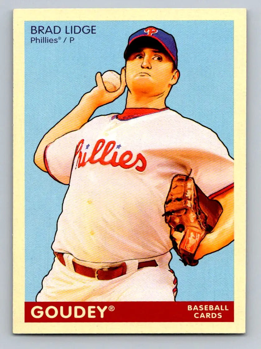 2009 Upper Deck Goudey #159 Brad Lidge baseball card for Philadelphia Phillies fans