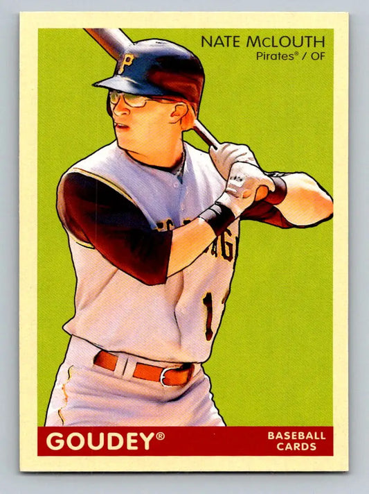 Nate McLouth 2009 Upper Deck Goudey #161 baseball card Pittsburgh Pirates collectible