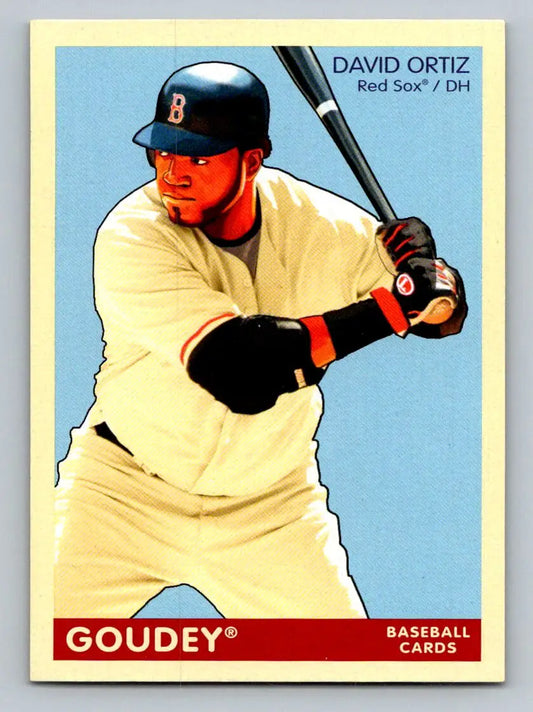 2009 Upper Deck Goudey #31 David Ortiz Boston Red Sox baseball card for collectors