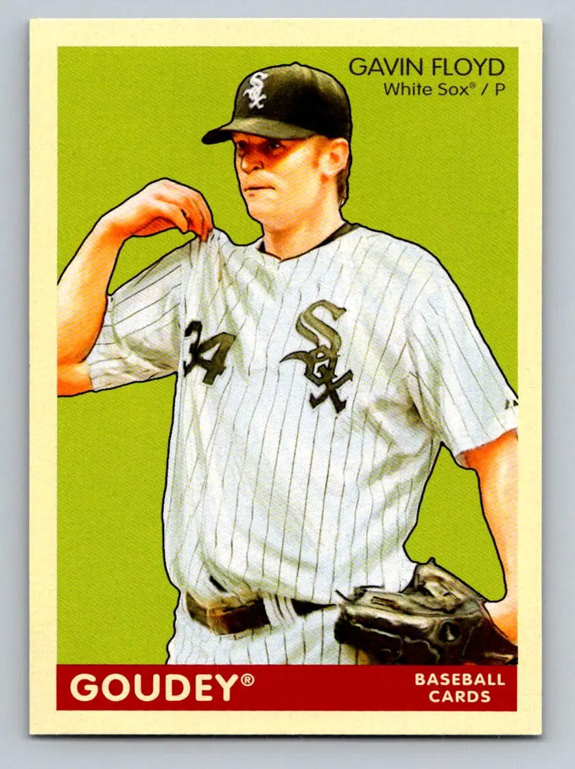 Gavin Floyd baseball card from 2009 Upper Deck Goudey #45 featuring Chicago White Sox