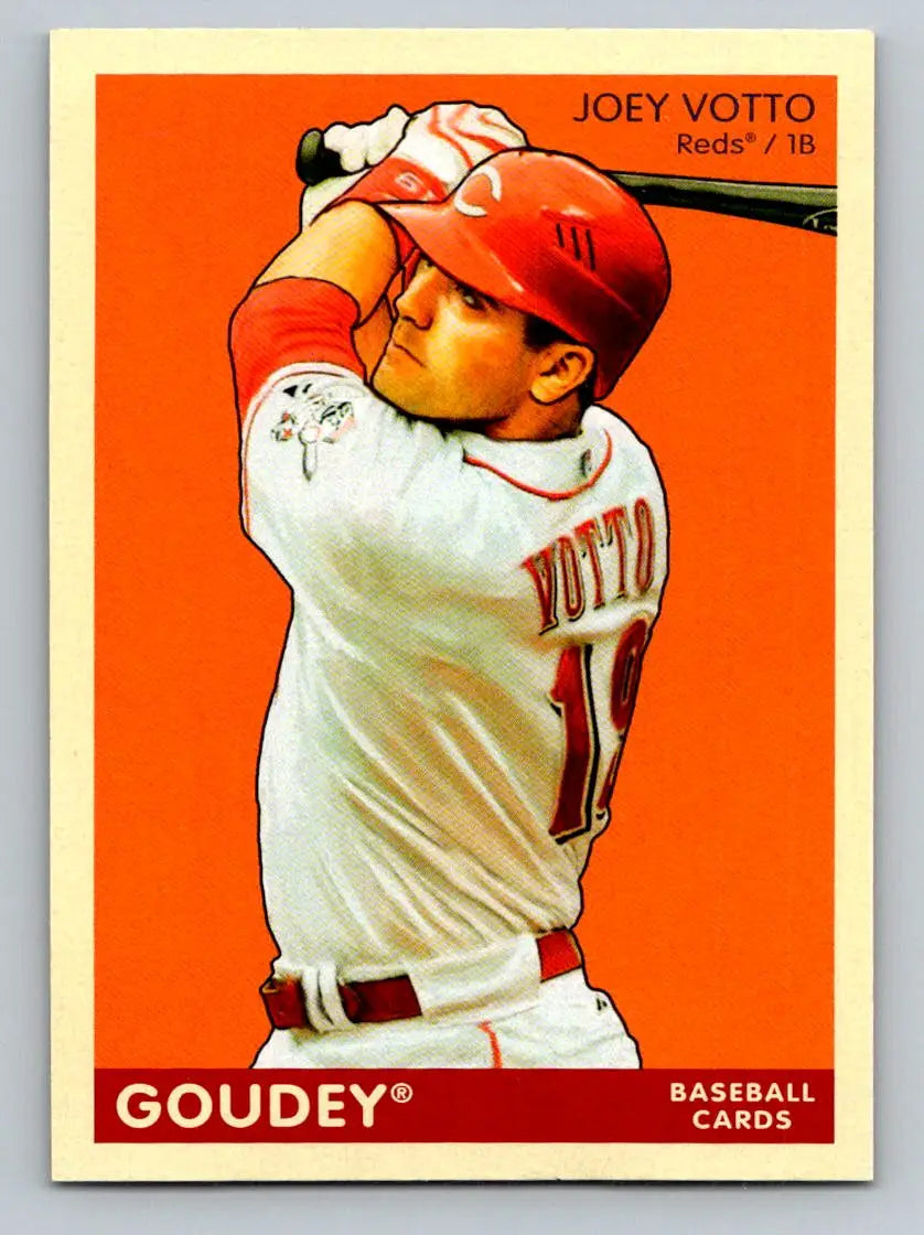 Joey Votto baseball card from 2009 Upper Deck Goudey #56 featuring Cincinnati Reds