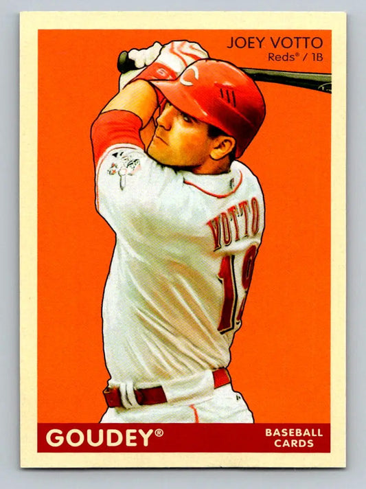 Joey Votto baseball card from 2009 Upper Deck Goudey #56 featuring Cincinnati Reds
